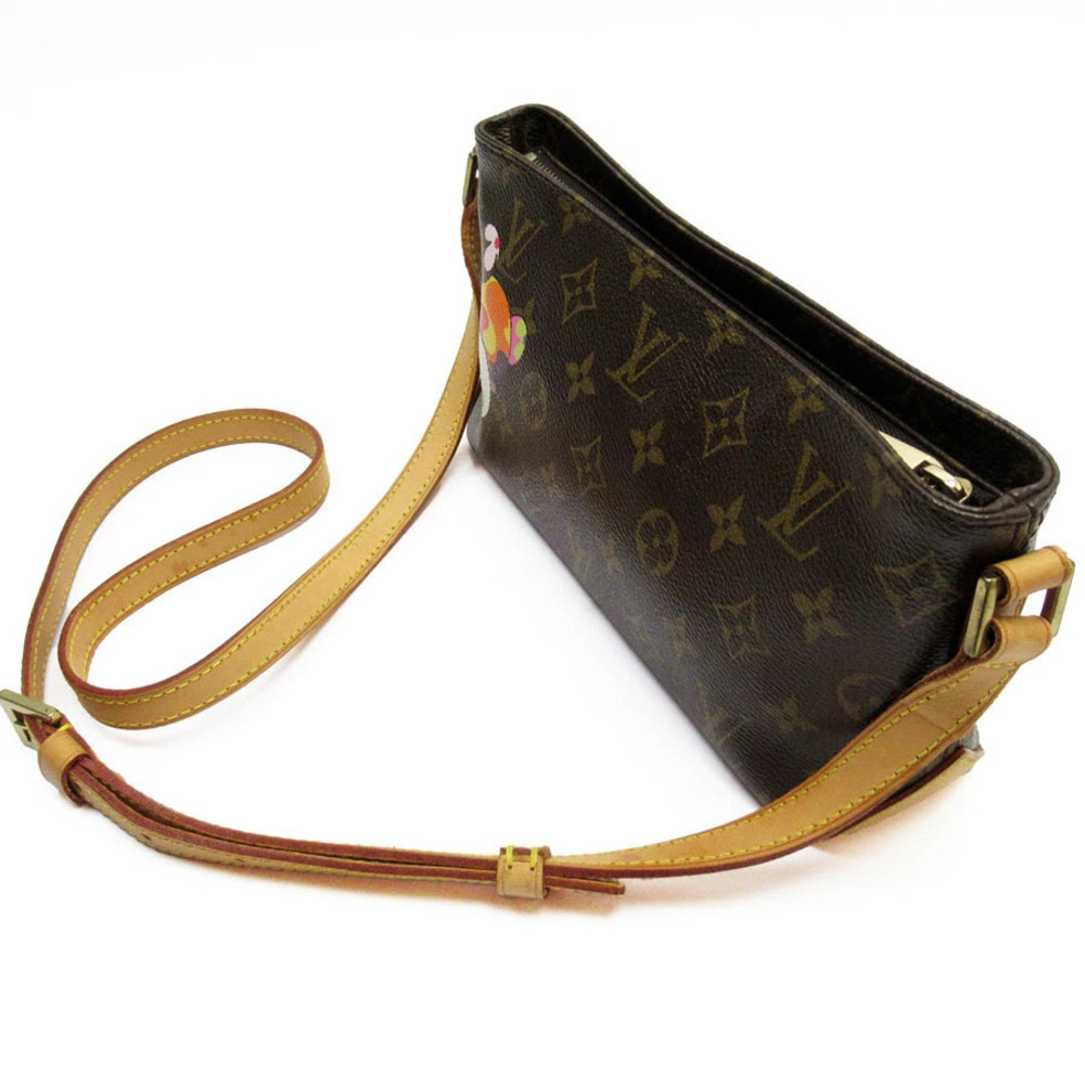 Louis Vuitton Trotteur Bag Shoulder Panda Canvas Monogram Brown